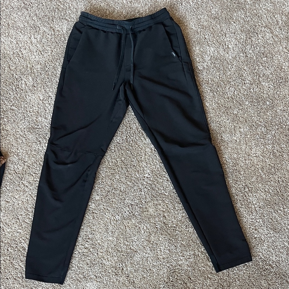 Men's UNRL Black Performance Jogger Pants with Drawstring Waist